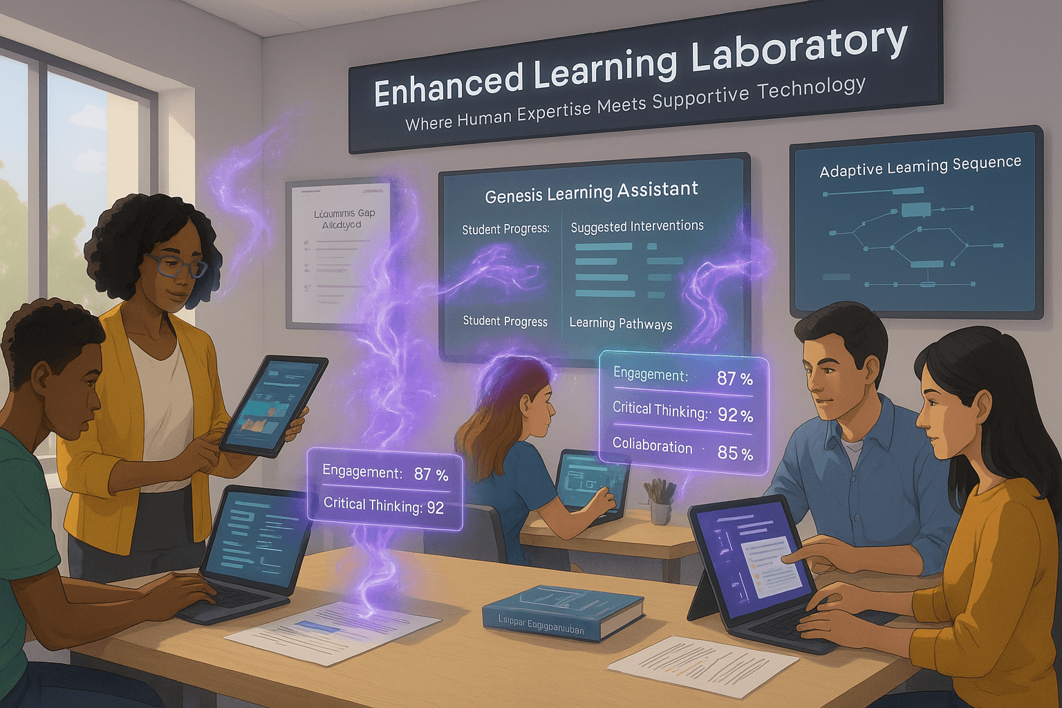 Embedded AI Pedagogical Assistants